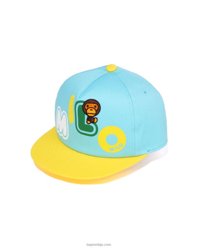 светло плава клинци A Bathing Ape баби мило фонт цап J42801344