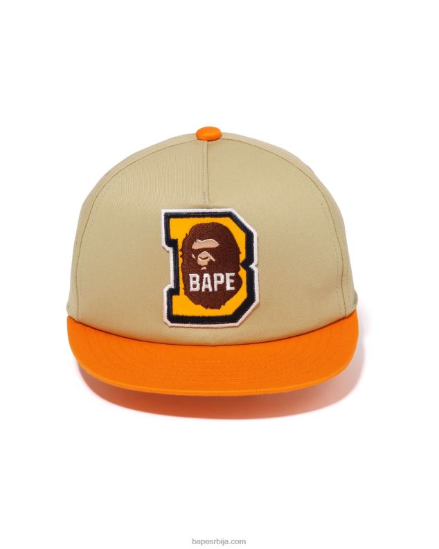 беж клинци A Bathing Ape глава б патцх капа J42801435