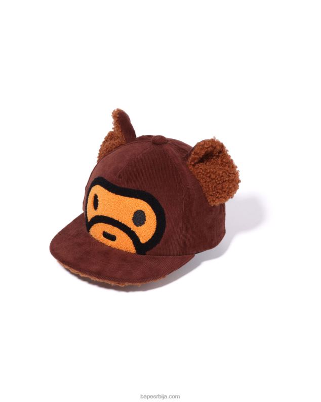 браон клинци A Bathing Ape капа за уши бебе мило медведа J42801489