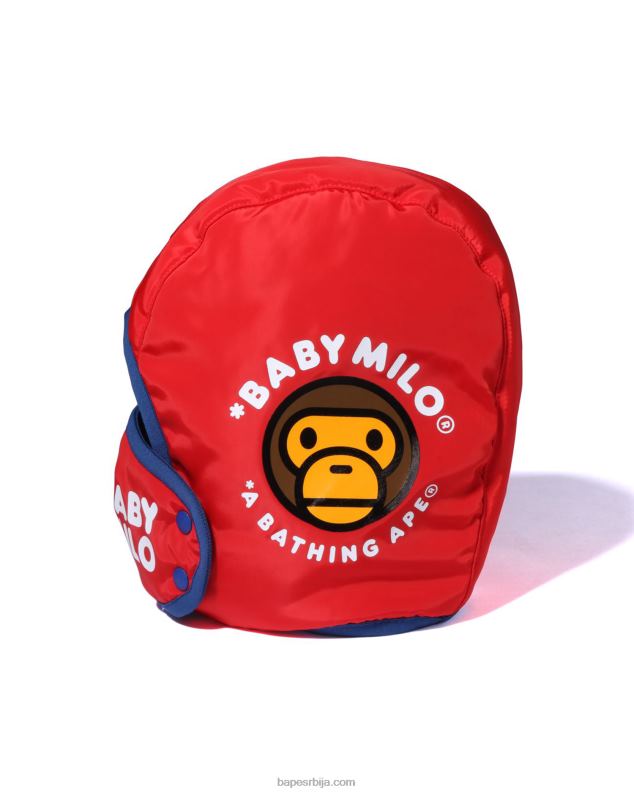 јарко црвена клинци A Bathing Ape баби мило тркачка капа J42801715