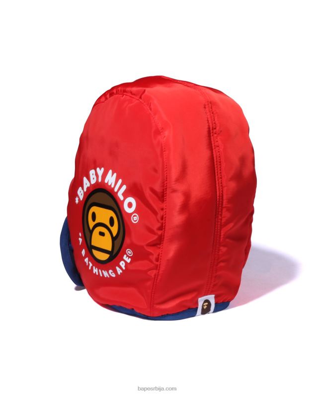 јарко црвена клинци A Bathing Ape баби мило тркачка капа J42801715