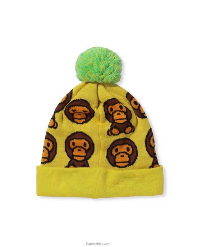 жута клинци A Bathing Ape плетена капа баби мило J42801753