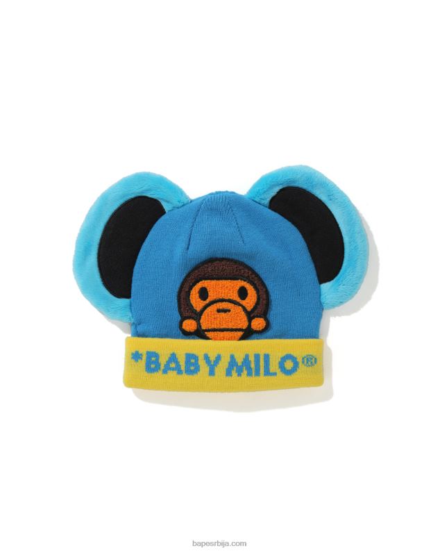Плави клинци A Bathing Ape беба мило пријатељи боа капа J42801762