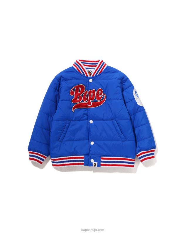 Плави клинци A Bathing Ape подстављена јакна J42801547