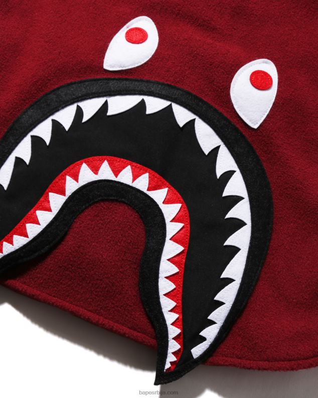 јарко црвена клинци A Bathing Ape јакна од ајкуле J42801641
