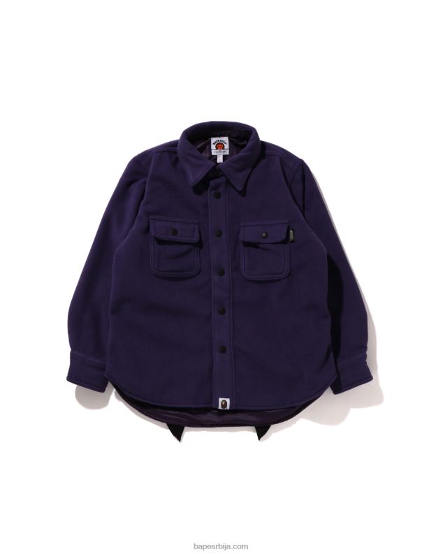 љубичаста клинци A Bathing Ape јакна од ајкуле J42801643