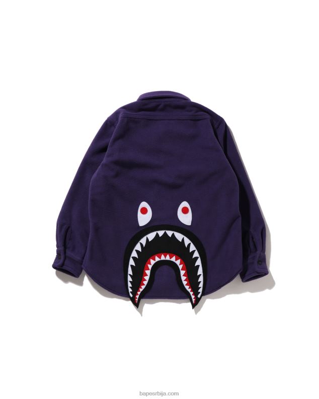 љубичаста клинци A Bathing Ape јакна од ајкуле J42801643