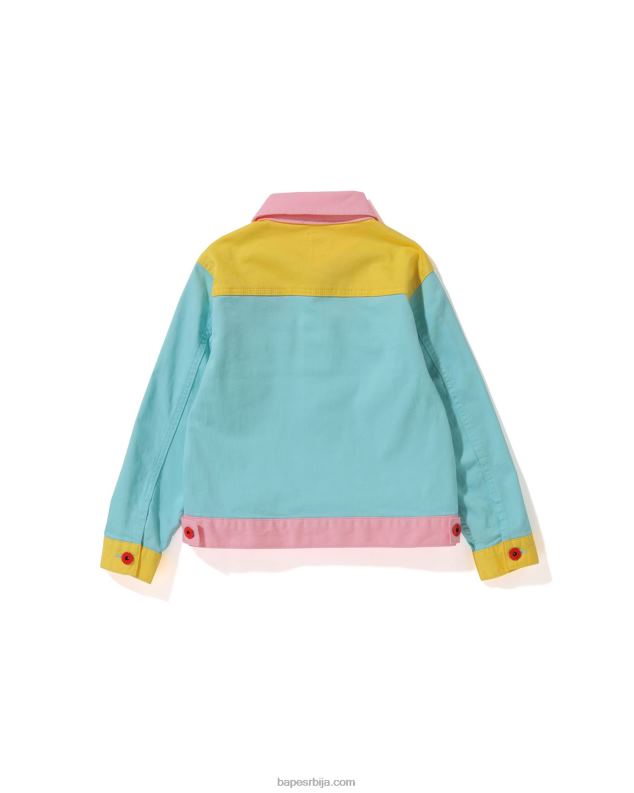цаисе клинци A Bathing Ape јакна за бебе мило дугмад J42801726
