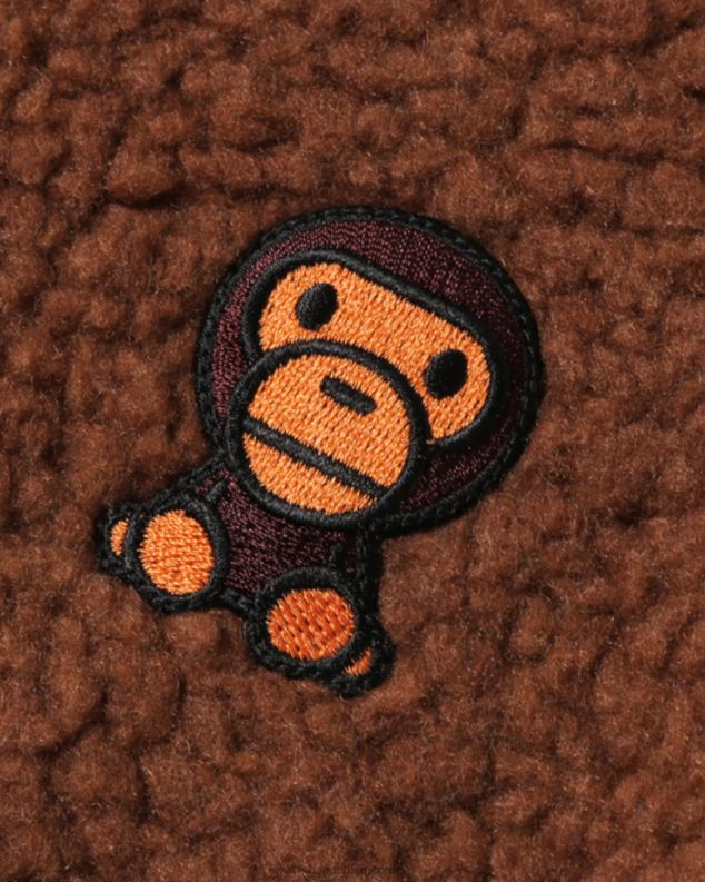 браон клинци A Bathing Ape баби мило боа плишана јакна J42801778