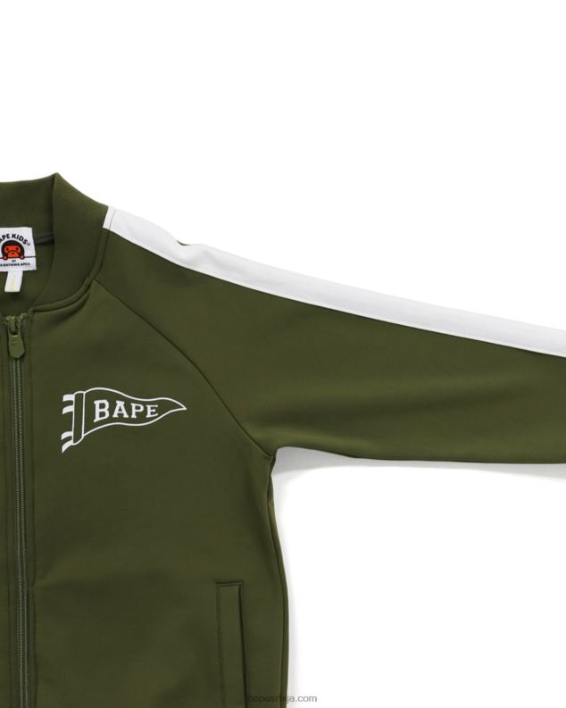 Војничко зелена клинци A Bathing Ape мајица топ J42801789