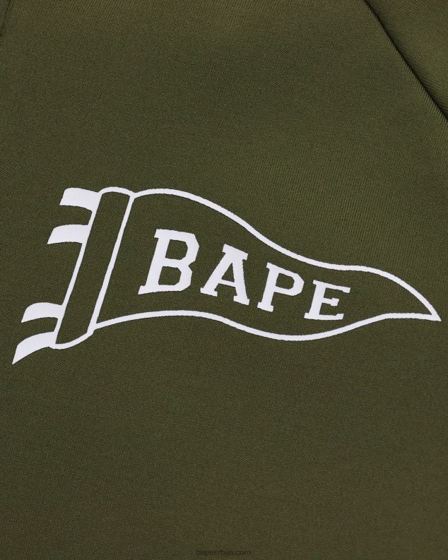 Војничко зелена клинци A Bathing Ape мајица топ J42801789