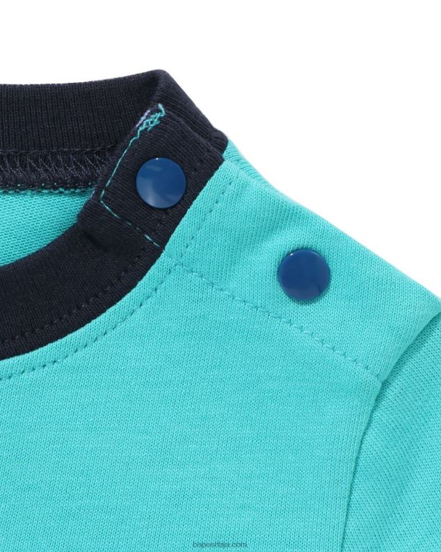светло зелена клинци A Bathing Ape вишеслојни боди са обручима J42801368