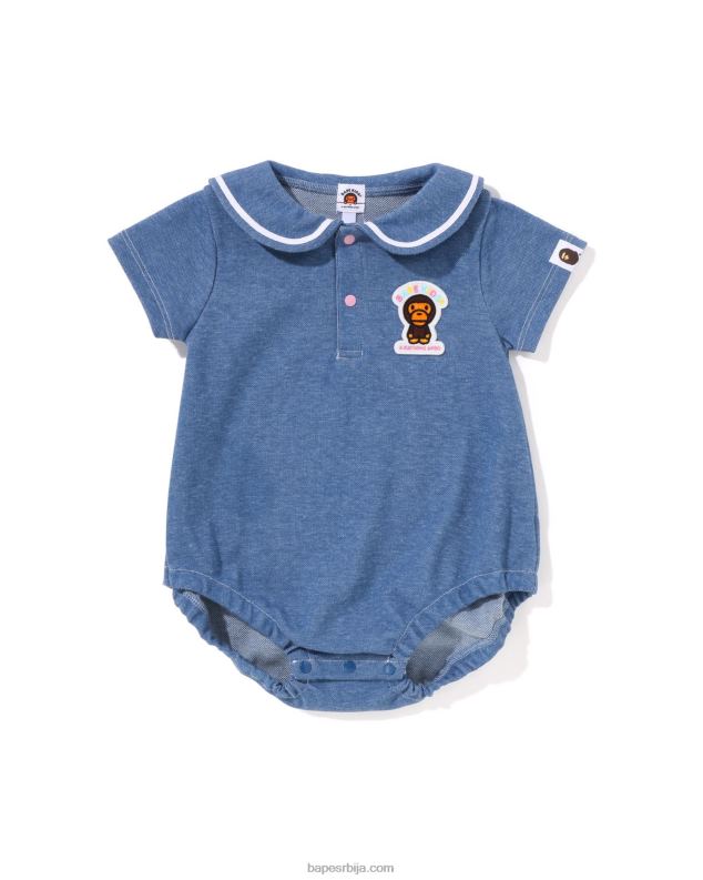 тексас клинци A Bathing Ape баби мило јерсеи тексас боди са морнарском крагном J42801400