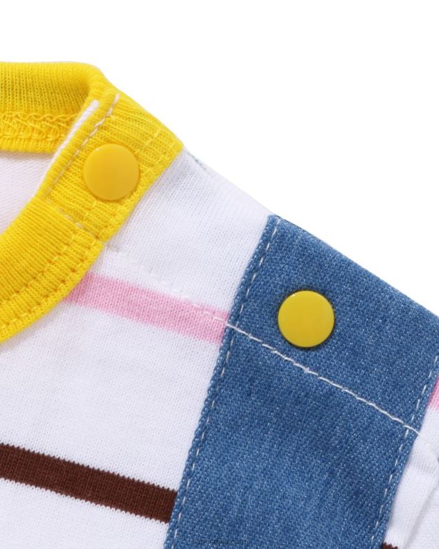 бео клинци A Bathing Ape хооп баби мило трегерице панталоне вишеслојни комбинезон J42801450