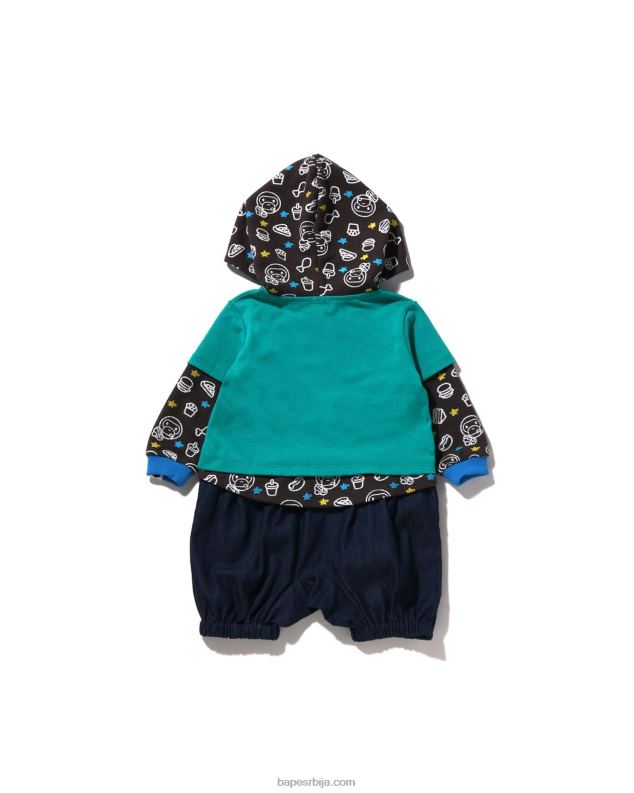 Нана клинци A Bathing Ape баби мило јунк фоод вишеслојни комбинезон J42801604