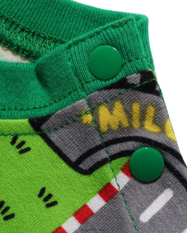 смарагд клинци A Bathing Ape беби мило тркачки боди J42801611