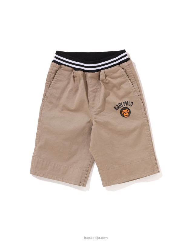 беж клинци A Bathing Ape баби мило 1ст цамо шорц са манжетама J42801699