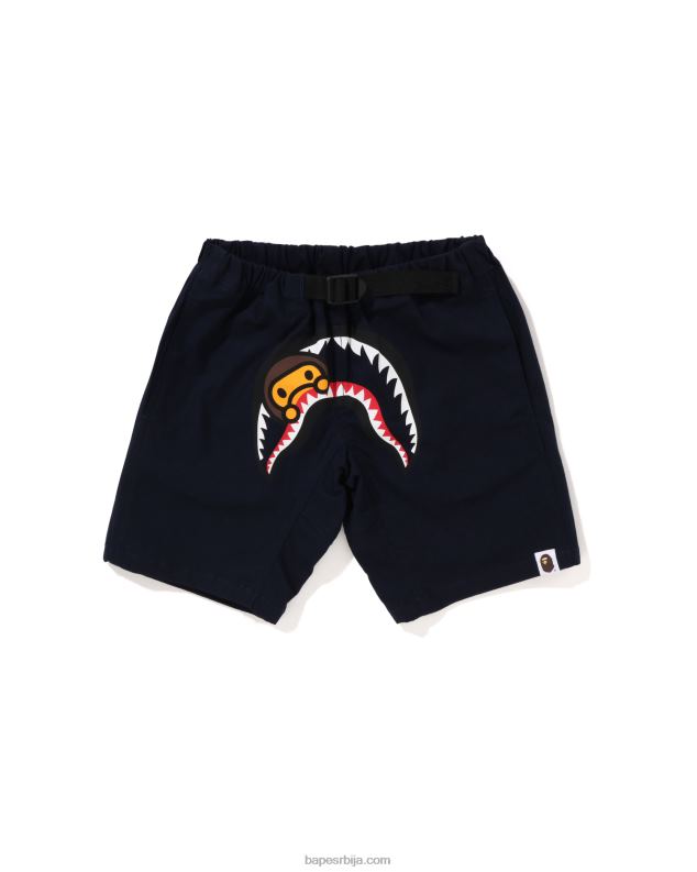 Морнарско плаво клинци A Bathing Ape шорц за пењање беба мило ајкула J42801303