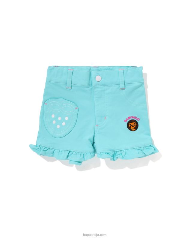 Нана клинци A Bathing Ape баби мило шортс са наборима са јагодама J42801416