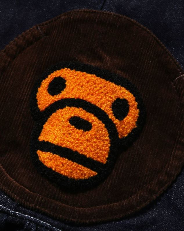 Морнарско плаво клинци A Bathing Ape шортс баби мило са пуним џеповима J42801600