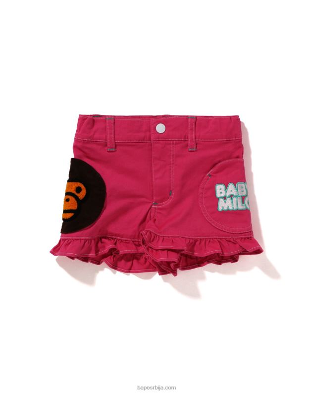 карминска ружа клинци A Bathing Ape шортс баби мило са пуним џеповима J42801601