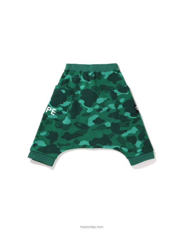 смарагд клинци A Bathing Ape у боји цамо оверсизе шортс сароуел J42801637
