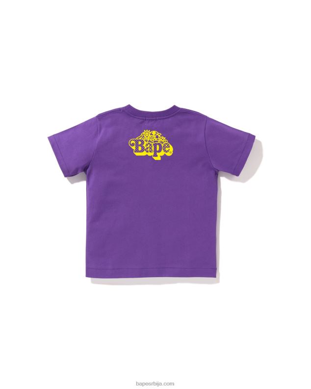 љубичаста клинци A Bathing Ape баби мило мајица са мешаним воћем #1 J42801374
