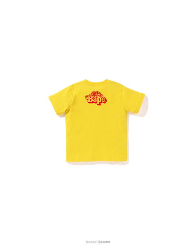 жута клинци A Bathing Ape баби мило мајица са мешаним воћем #1 J42801376