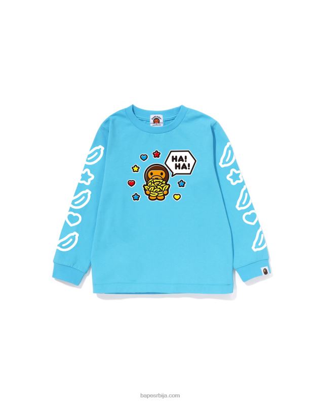 Плави клинци A Bathing Ape баби мило говорни балон мајица #1 J42801477