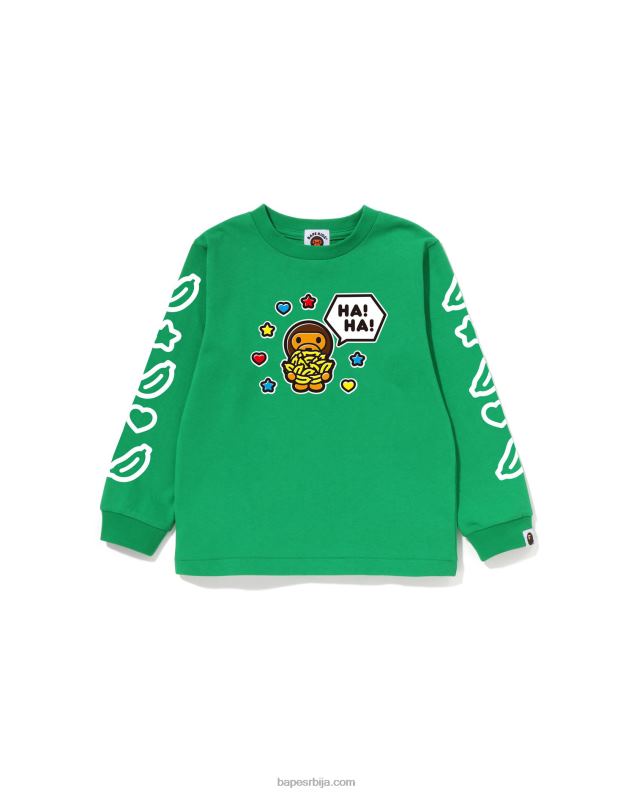 Нана клинци A Bathing Ape баби мило говорни балон мајица #1 J42801478