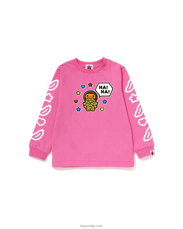розе клинци A Bathing Ape баби мило говорни балон мајица #1 J42801479
