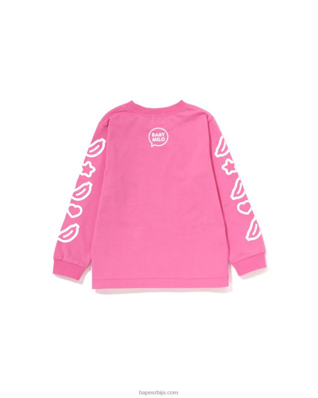 розе клинци A Bathing Ape баби мило говорни балон мајица #1 J42801479