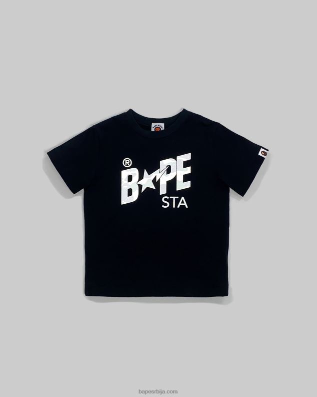 црн клинци A Bathing Ape рефлектор 1ст цамо лого мајица J42801662