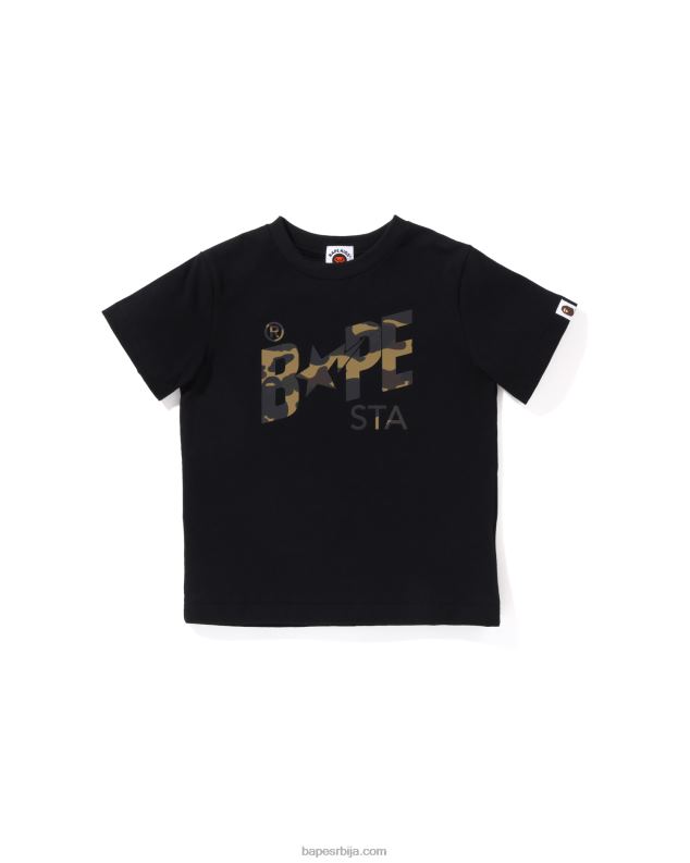 црн клинци A Bathing Ape рефлектор 1ст цамо лого мајица J42801663