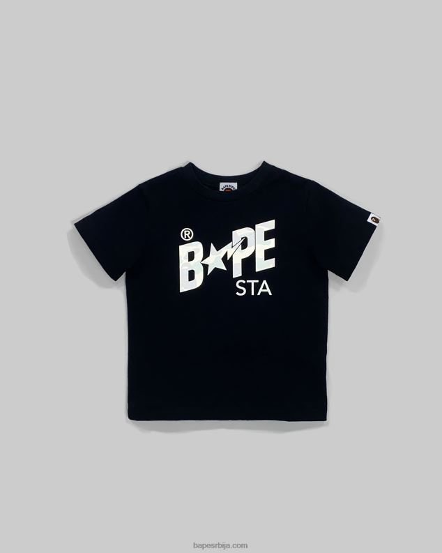 црн клинци A Bathing Ape рефлектор 1ст цамо лого мајица J42801663