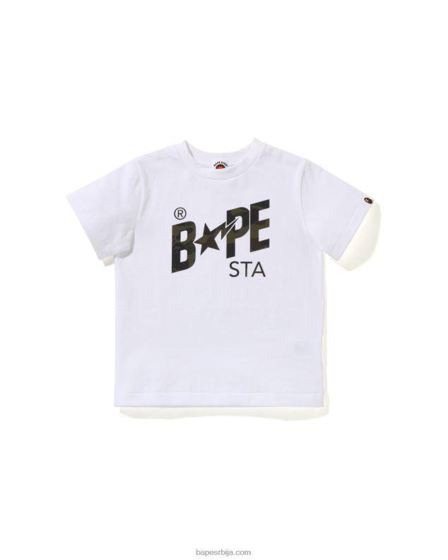 бео клинци A Bathing Ape рефлектор 1ст цамо лого мајица J42801664
