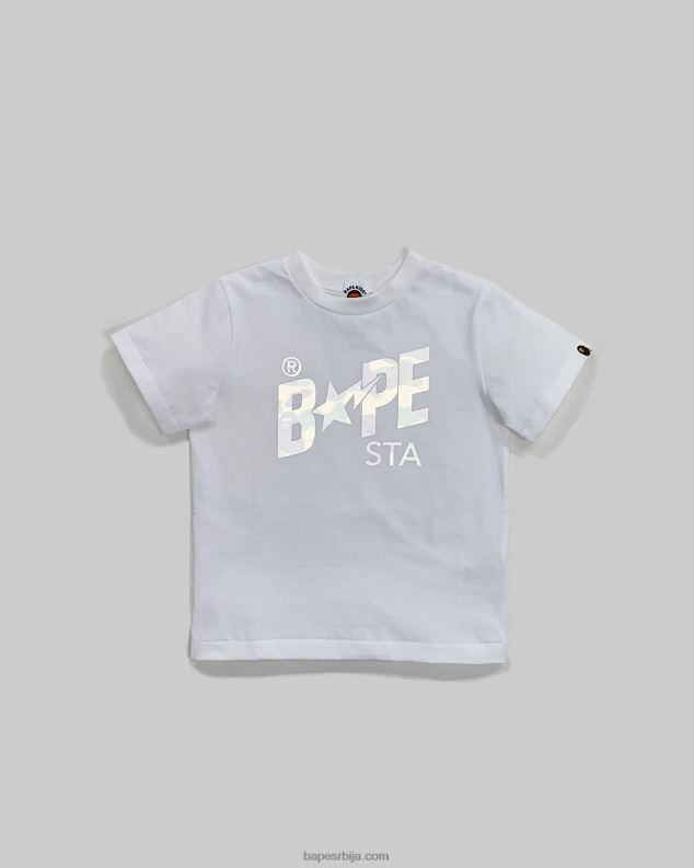 бео клинци A Bathing Ape рефлектор 1ст цамо лого мајица J42801664