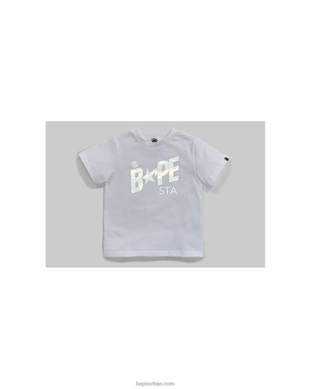 бео клинци A Bathing Ape рефлектор 1ст цамо лого мајица J42801665