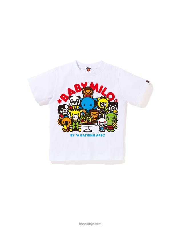 бео клинци A Bathing Ape баби мило мајица са мешаним воћем #2 J42801458