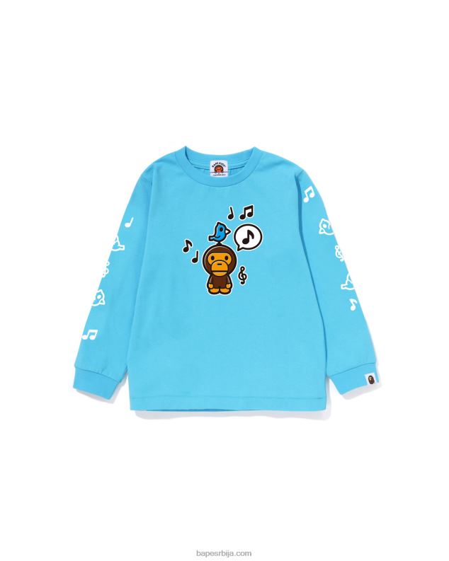 Плави клинци A Bathing Ape баби мило говорни балон мајица #2 J42801483