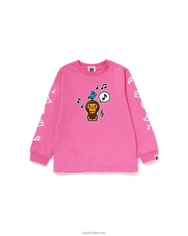 розе клинци A Bathing Ape баби мило говорни балон мајица #2 J42801485