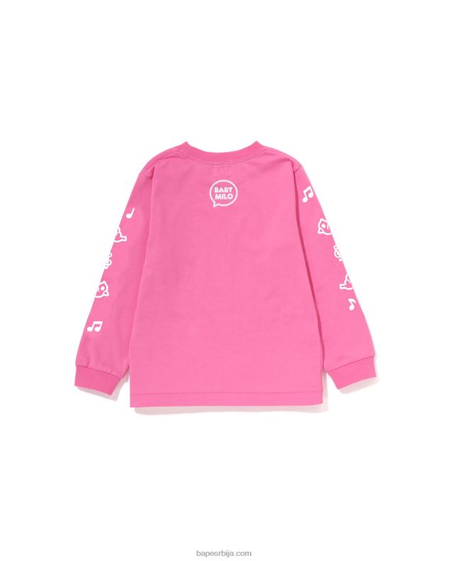 розе клинци A Bathing Ape баби мило говорни балон мајица #2 J42801485