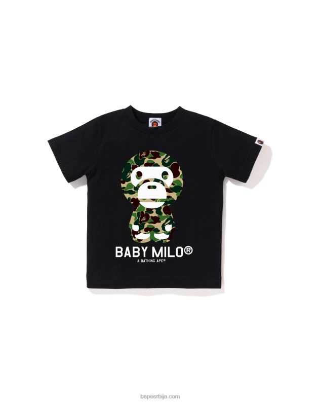 црн клинци A Bathing Ape абц цамо баби мило тее J42801270