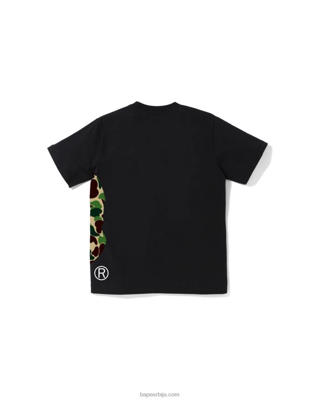 црн клинци A Bathing Ape абц цамо сиде биг хеад тее јр J42801282
