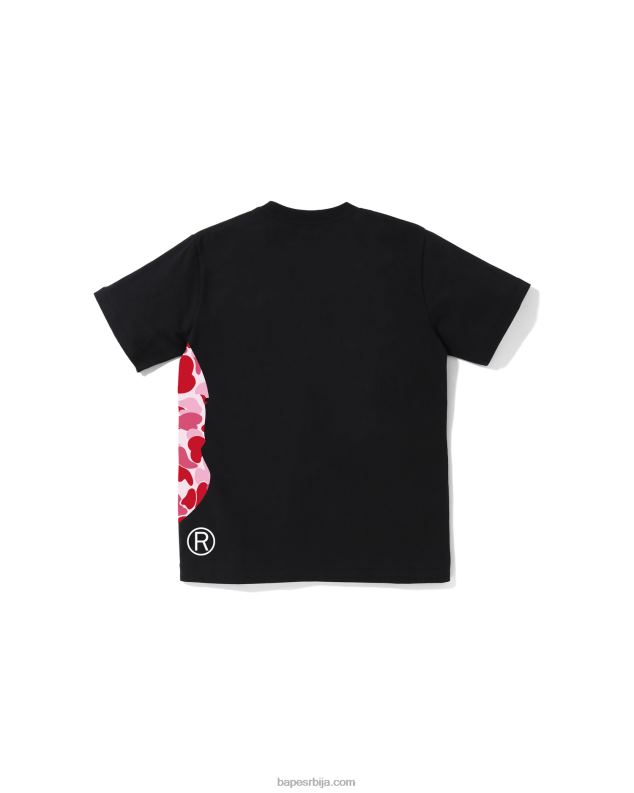 црн клинци A Bathing Ape абц цамо сиде биг хеад тее јр J42801283