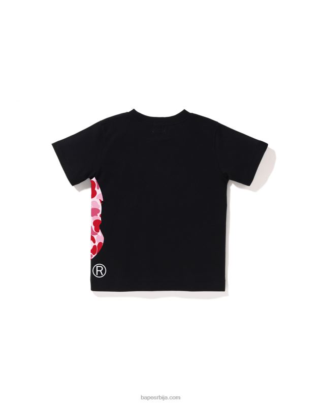 црн клинци A Bathing Ape абц цамо сиде биг хеад мајица J42801291