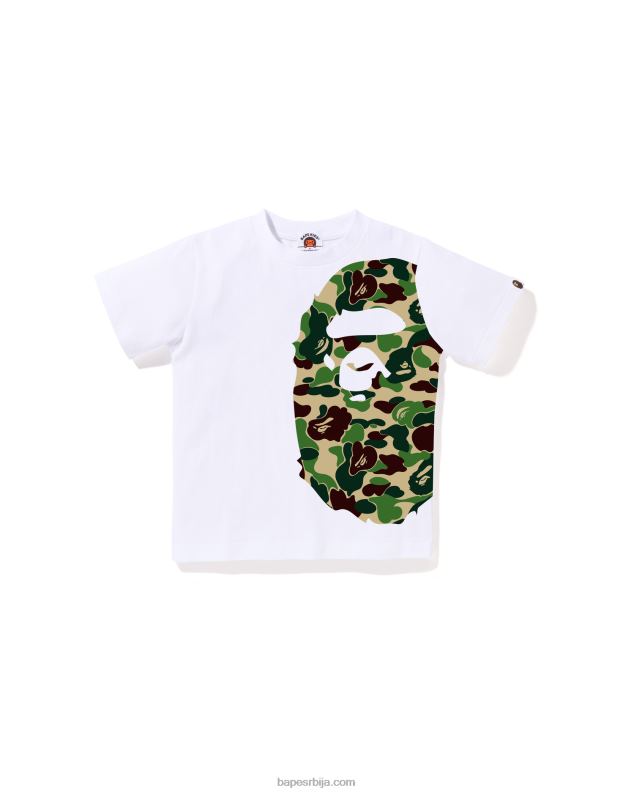бео клинци A Bathing Ape абц цамо сиде биг хеад мајица J42801293