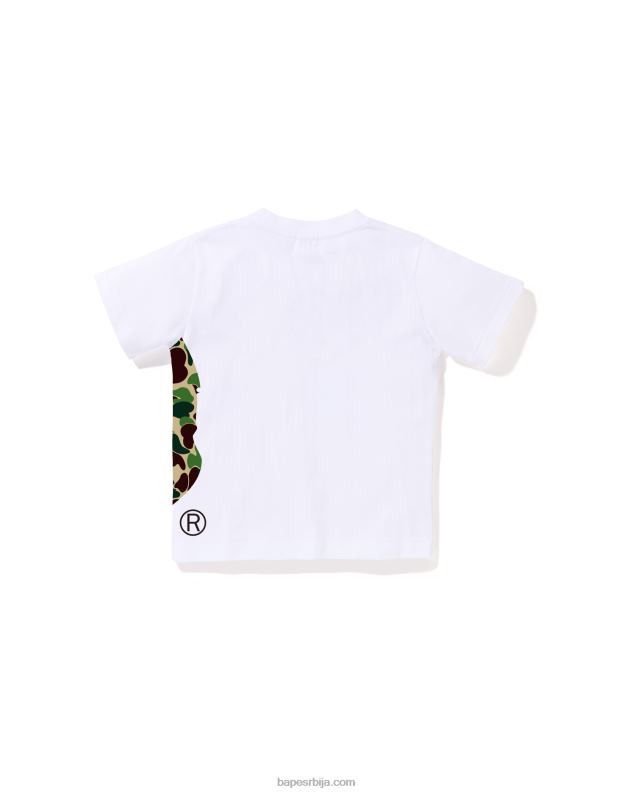 бео клинци A Bathing Ape абц цамо сиде биг хеад мајица J42801293