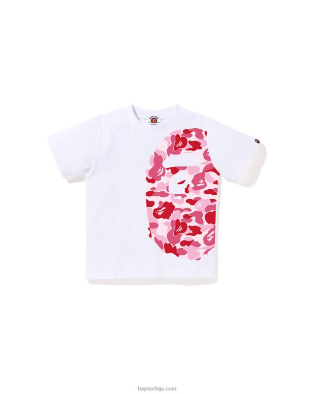 бео клинци A Bathing Ape абц цамо сиде биг хеад мајица J42801294