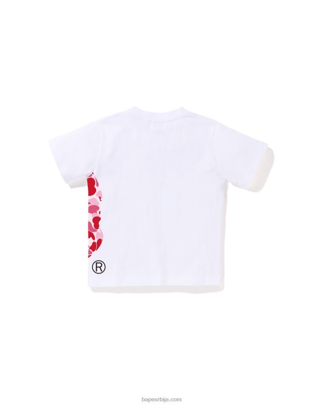 бео клинци A Bathing Ape абц цамо сиде биг хеад мајица J42801294